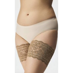 Gabriella Kanten Dijenband 15 cm breed, beige maat 1/2 ( XS/S ), 50-58 cm