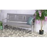 AnLi-Style Outdoor- Tuinbank Bourbon 3-zitsbank grijs