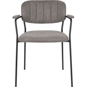 ANLI STYLE Armchair Jolien Black/Grey