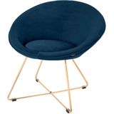 Riverdale Luca Fauteuil Donkerblauw