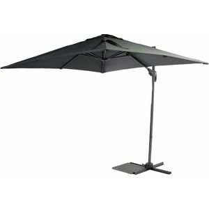 AnLi-Style Outdoor- Parasol Holo Vierkant Antraciet 2,5 x 2,5 m