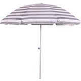 Strandparasol Libra Streepmotief Grijs