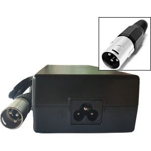 Acculader Gazelle Li Ion accu e-bike XLR 3 pin Oplader
