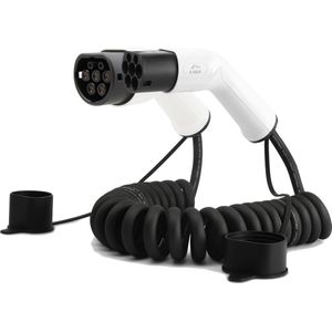 eRock - Next - Laadkabel Type 2 - Gekruld - 3 Fase 16A - 11 kW