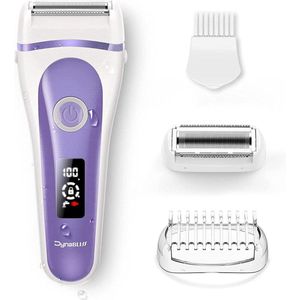 Elektrisch scheerapparaat voor dames, Intiem scheerapparaat voor vrouwen, Elektrische trimmer, Nat en droog oplaadbaar elektrisch scheerapparaat, Ladyshave