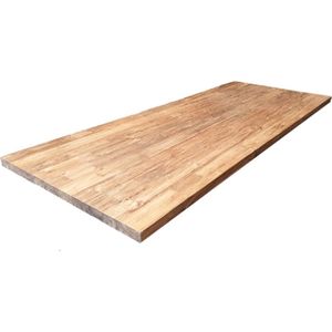 Teak Solid Table top with T-Iron 180