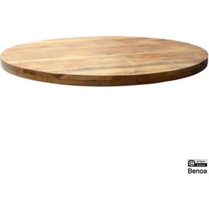 MD Interior Borneo mangohouten tafelblad rond 140cm