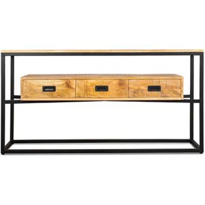 Benoa Len 3 Drawer Console Table 140 cm