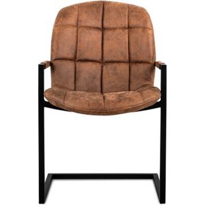 Eetkamerstoel Ben Zonder Armleuning / Jackson3 Cognac