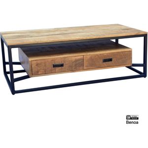 Salontafel Len mangohout 120x60 cm