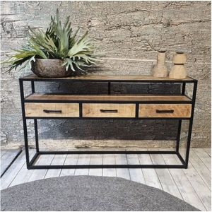 Benoa Jax 3 Drawer Console Table 140 cm