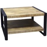 Benoa Koffie Tafel Britt met 2 lagen 80cm