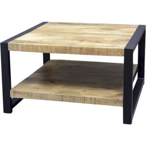 Benoa Koffie Tafel Britt met 2 lagen 80cm