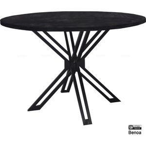 Benoa Yana Round Dining Table Black 120 cm