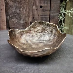 Messing antieke decoratieve schaal