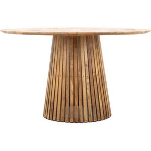 Nara - Eettafel - Rond - Mangohout - 150 cm