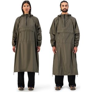 Maium - Poncho - Army Green - Waterdicht - Lichtgewicht - Verstelbare Capuchon