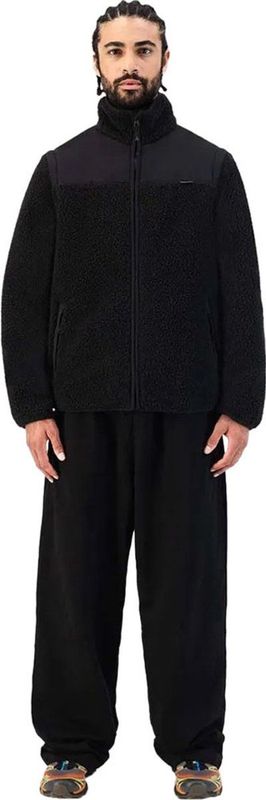 Vest Maium Unisex Teddy Cardigan Black