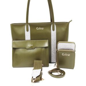 Handtassen - Dames - Set - Shopper en Telefoontasje - Giliss Fashion - Groen
