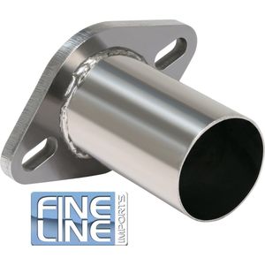 RVS 2-GAATS FLENS MET BUIS 65MM