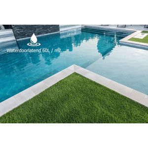 Kunstgras 2 x 13 meter - 20mm - Nederlandse Productie - Uitgeroepen zachtste Grastapijt | Waterdoorlatend | Tuin | Kind | Dier