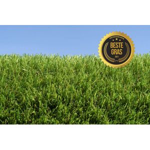 Kunstgras 4 x 12 meter - 30mm ✅ Nederlandse Productie - Uitgeroepen zachtste Grastapijt ✅ Waterdoorlatend | Tuin | Kind | Dier