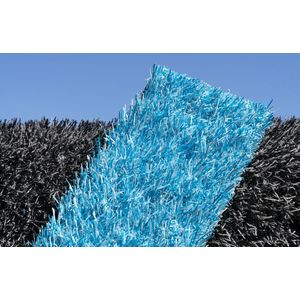 Blauw Turquoise Kunstgras 4 x 9 meter - 25mm ✅ Nederlandse Productie ✅ Waterdoorlatend | Tuin | Kind | Dier