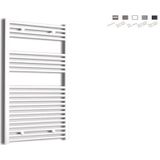 Sanicare recht designradiator 111.8x45cm - 596 watt - glans wit HRA451118W