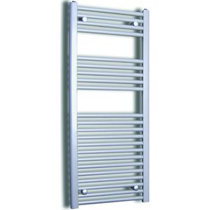 Sanicare design handdoekradiator 45x112cm zilver grijs