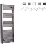 Sanicare Radiator inox RAL 9007 - 60x172 - zij aansluitingen - 1127 watt (VRD)