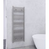 Sanicare Radiator inox RAL 9007 - 60x172 - zij aansluitingen - 1127 watt (VRD)