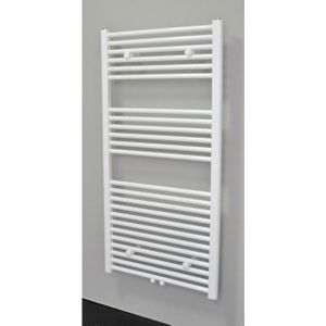 Sanicare Recht Middenaansluiting recht designradiator 120x60cm wit HRM601200W