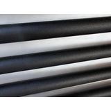 Sanicare design radiator Tube-On-Tube 180 x 60 cm. mat zwart