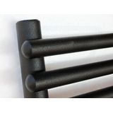 Sanicare design radiator Tube-On-Tube 180 x 60 cm. mat zwart