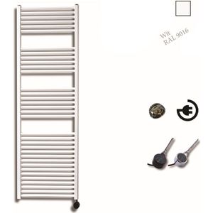 Elektrische Design Radiator Sanicare Plug En Play 172 x 45 cm Wit Thermostaat Chroom 920 Watt