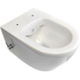 Sanicare Rondo Slim toiletzitting keramiek wit SK5508SL