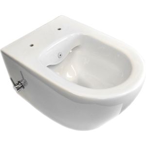 Sanicare Rondo Slim toiletzitting keramiek wit SK5508SL