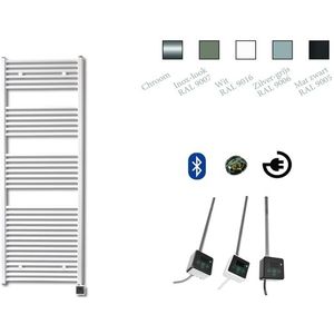 Sanicare Elektrische Design Radiator - 172x60 cm - 1127 Watt - bluetooth - thermostaat zwart rechtsonder - zwart HRABZ 601720/A