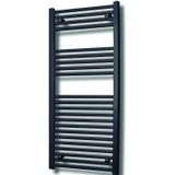 Sanicare elektrische design radiator 60x112cm wit met thermostaat links chroom