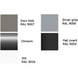 Sanicare Elektrische Design Radiator - 172 x 45 cm - 920 Watt - thermostaat chroom linksonder - wit HRLEC 451720/W