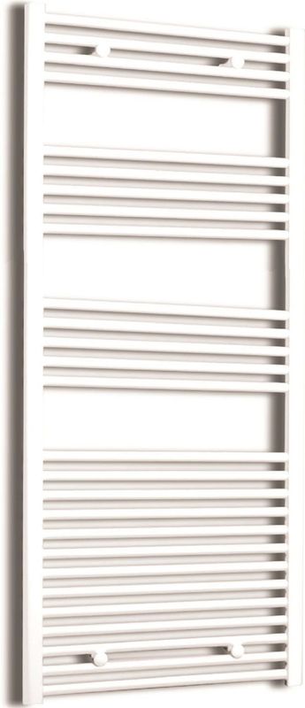Sanicare Elektrische Design Radiator - 172 x 45 cm - 920 Watt - thermostaat chroom linksonder - wit HRLEC 451720/W