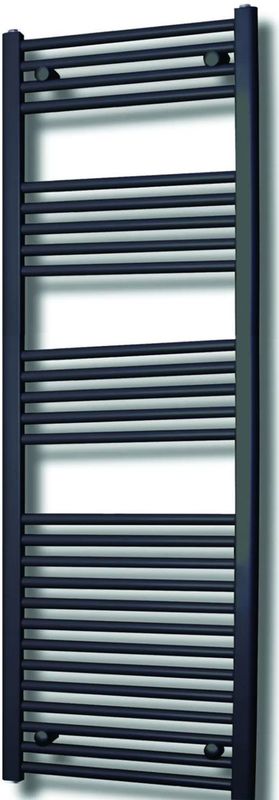 Sanicare Elektrische Design Radiator - 172 x 45 cm - 920 Watt - thermostaat zwart linksonder - mat zwart HRLEZ 451720/A