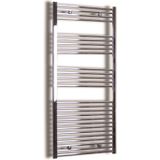 Sanicare Elektrische Design Radiator - 172 x 45 cm - 920 Watt - thermostaat chroom linksonder - chroom HRLEC 451720/C