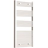 Elektrische design radiator sanicare plug & play 172x60 cm wit 1127 watt met chroom thermostaat links