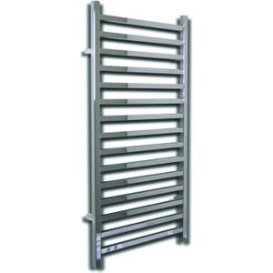 Elektrische radiator sanicare qubic 126.4x60 cm chroom met chrome thermostaat 565 watt