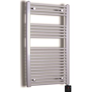 Sanicare Elektrische Design Radiator - 111.8 x 45 cm - 596 Watt - bluetooth - thermostaat chroom linksonder - inox HRLBC 451118/I