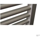 Radiator sanicare snode met wifi 111,8x45 cm inox-look met thermostaat chroom