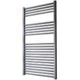 Radiator sanicare snode met wifi 111,8x60 cm gunmetal met thermostaat chroom