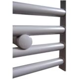 Radiator sanicare snode met wifi 111,8x60 cm zilver-grijs met thermostaat chroom