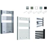 Radiator sanicare snode met wifi 111,8x60 cm chroom met thermostaat chroom